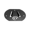 Racing wheel stand Asetek 40-035-0035001 — steel, black, 140×1.5×120 mm