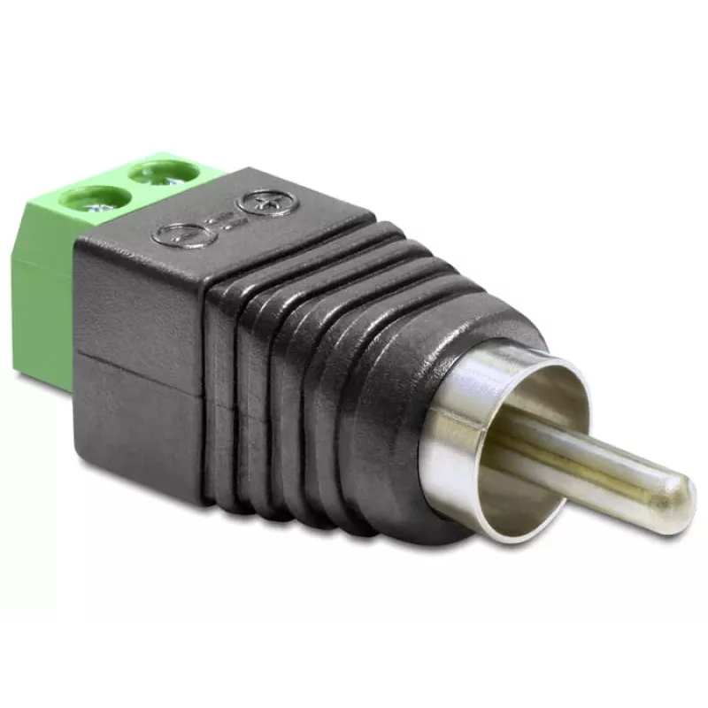 RCA Gender Changer DeLOCK 65417 Black Green Silver