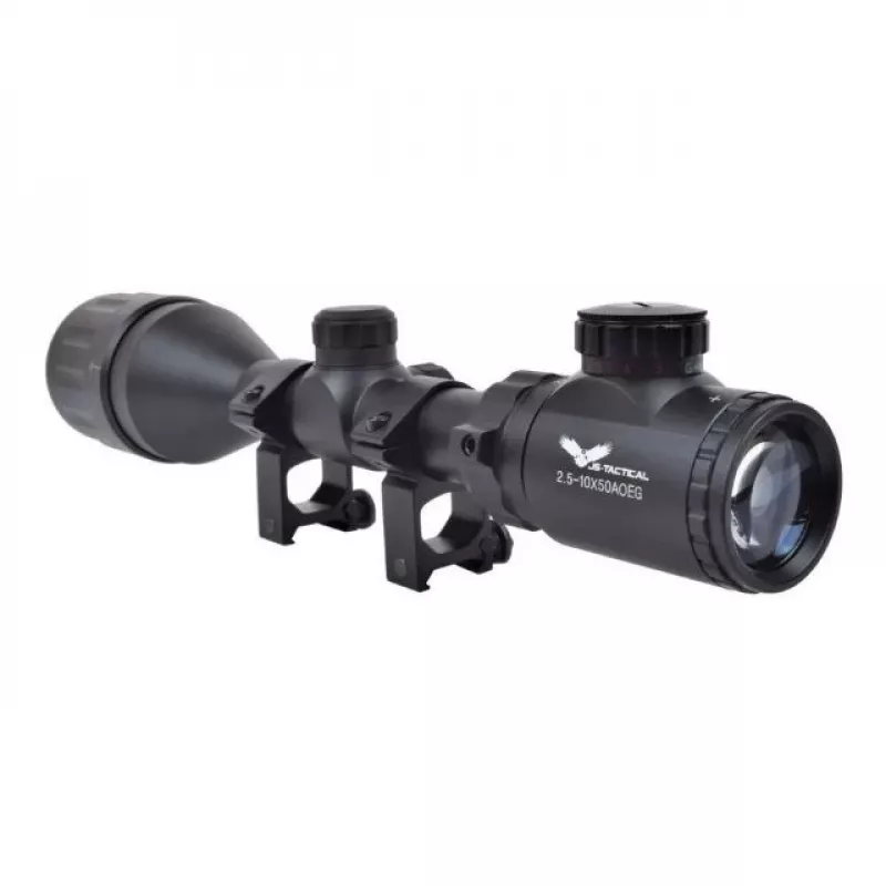 Rifle scope JS-Tactical 2.5-10x50 Mil-Dot with 22 mm rail