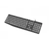 Wired full-size keyboard NATEC NKL-1507 USB QWERTY US International Grey/Black, 105 keys, numeric keypad
