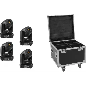 LED set EUROLITE TMH-S90 4x with transport case — EUROLITE TMH-S90 4 units