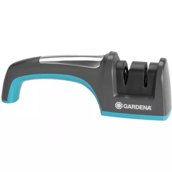 Gardena 8712-20 Knife Sharpener Pull-Through Knife Sharpener Black - turquoise (08712-20)