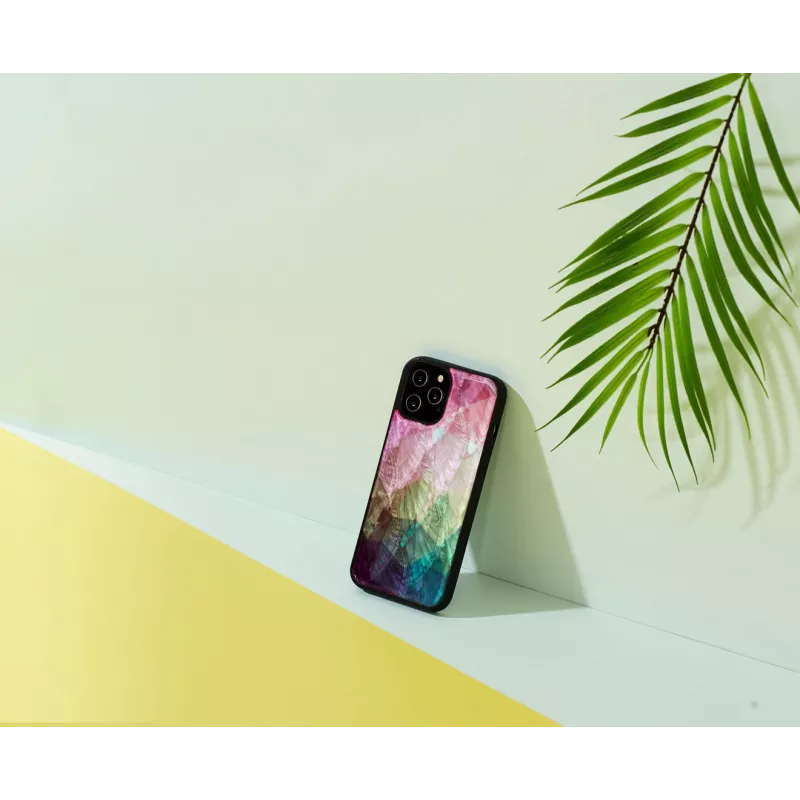 iKins protective case for Apple iPhone 12 Pro Max — water flower design, black