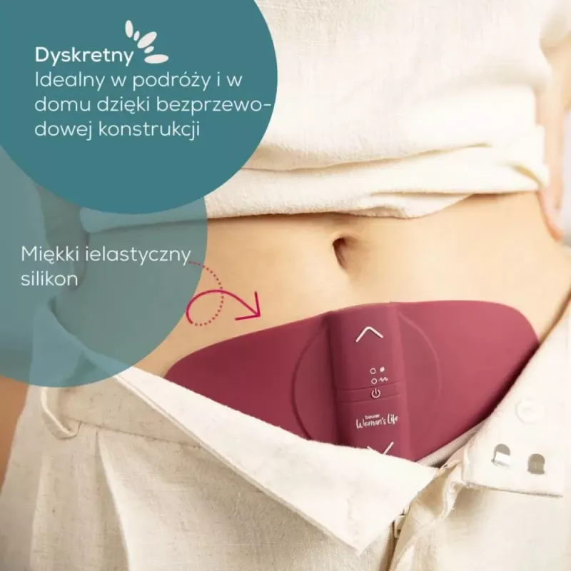 Menstrual Massager Beurer EM 50 Berry — electric menstrual pain relief device