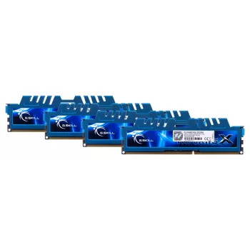 Zestaw pamiêci G.SKILL RipjawsX F3-1600C9Q-32GXM (DDR3 DIMM; 4 x 8 GB; 1333 MHz; CL9)