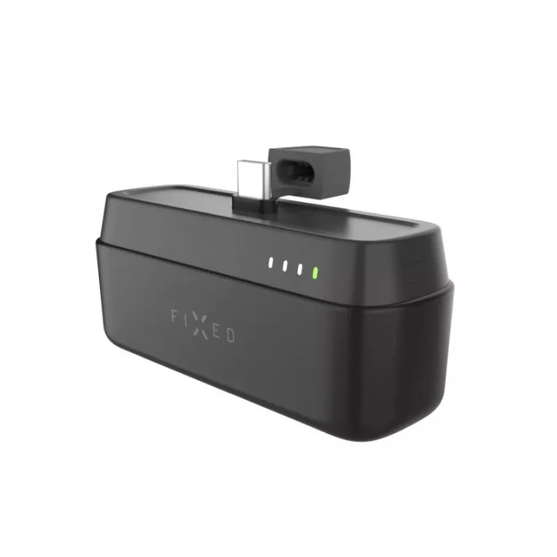Portable power bank FIXED FIXZEN-5PL-BK, 5000 mAh, USB-C 20W (5V/3A, 9V/2.22A, 12V/1.67A)