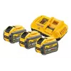 Battery & charger set DeWalt DCB118X3 — Li‑Ion 9 Ah battery with charger