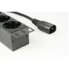 Power distribution unit GEMBIRD EG-PDU-014-C14, 8 AC outlets, C14 input, 3 m cable, 1U, 3680 W, 10 A, aluminium, black