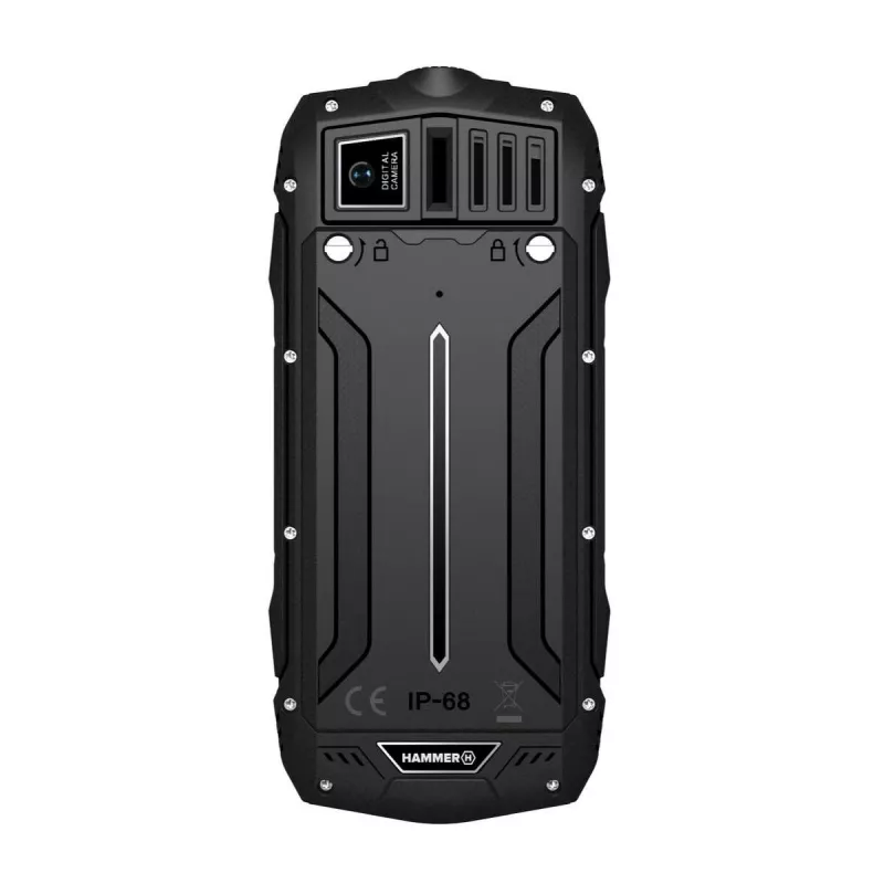 Hammer ROCK LTE | Black | 2.4 inch | IPS | 48 MB | 128 MB | Dual SIM | 3G | Main camera resolution 2 MP | 3000 mAh
