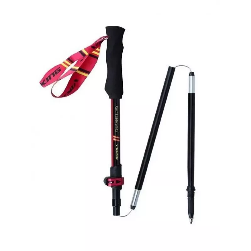 Trekking Poles Viking Kettera Pro Lady — women's trekking poles, adjustable, pair, black/fuchsia