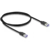 DeLOCK 64263 USB Hub Type-A 5000 Mbit/s Black