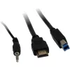 KVM switch Inter-Tech IPC AS-22HUS 2 ports USB