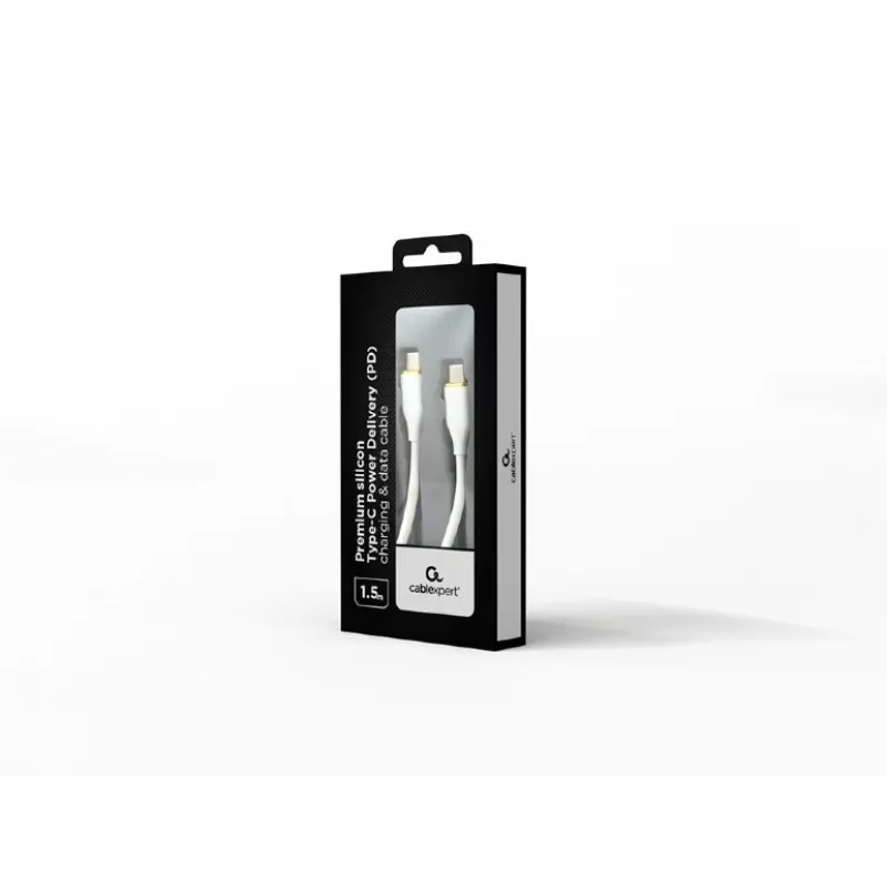 USB cable GEMBIRD CC-USB2S-CMCM-1.5M-W, 1.5 m