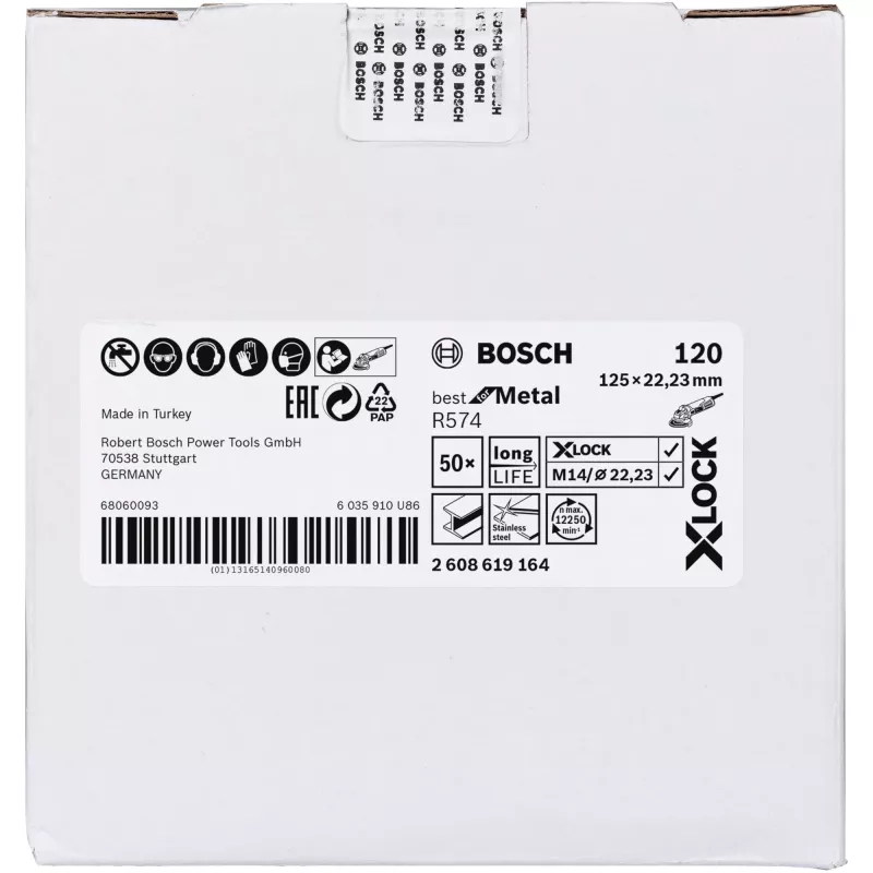 Bosch 2 608 619 164 angle grinder accessory Sanding disc
