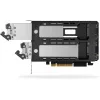 Mobile Storage Rack RAIDSONIC ToughArmor MB842MP-B — 2 Removable Slots for M.2 NVMe, PCIe 4.0 x16