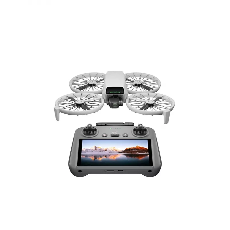 Drone DJI Flip 4 with 48 MP camera, 4K (3840x2160), 3110 mAh battery, 16 m/s, 14,000 m range, 4 rotors, 0.249 kg, Black/White