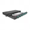 DeLOCK fibre optic splice enclosure 67001 Black Metal 482x220x44mm