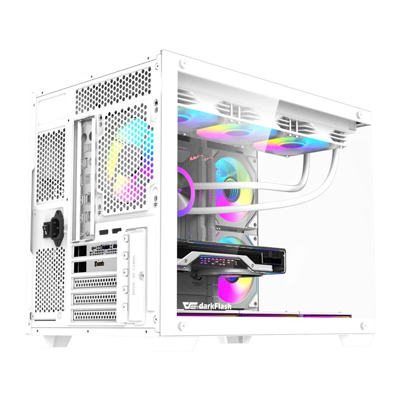 Computer case DarkFlash B275 PRO (white) with 6 fans