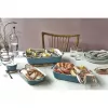 Staub 40508-172-0 Ceramic Rectangular Bakeware Set, 3-Piece, Antique Turquoise
