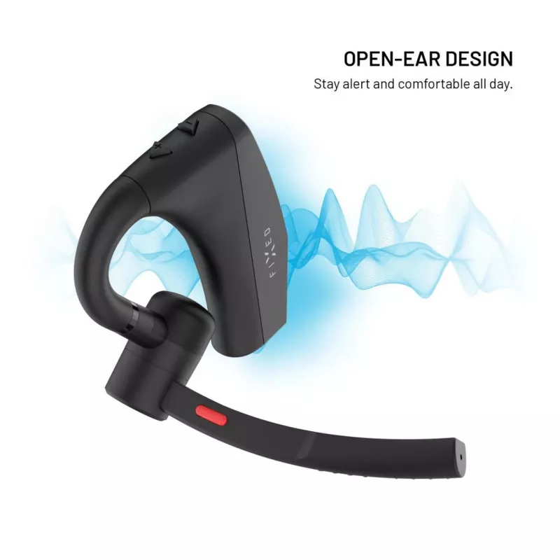 Over-ear headphones FIXED Talk Pro Black by FIXED — wired headset for calls and music