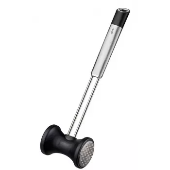 Meat tenderizer GEFU PRIMELINE 29215 — stainless steel hammer, hand tool for pounding meat