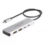 DeLOCK USB Hub USB Type-C 10 Gbps 2x Type-A 2x Type-C 35 cm cable