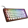 Sharkoon SKILLER SGK50 S3 Wood Barebone Gaming Keyboard, RGB