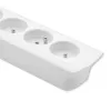 Power Extension Qoltec 50276 1.8m 5 AC Outlets Indoor White