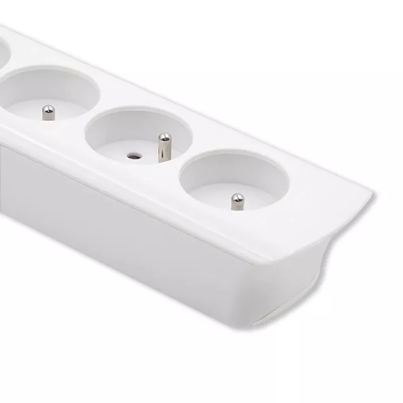 Power Extension Qoltec 50276 1.8m 5 AC Outlets Indoor White