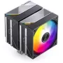 CPU cooler Jonsbo CA80 Dual-Tower, 2×120mm PWM fans, ARGB, black