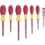 Screwdriver set wiha XX320--NK7 VDE 7-piece, insulated VDE safety screwdrivers, assorted sizes