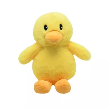 Plush toy TULILO mascot duck 20 cm, soft stuffed animal for cuddling and display