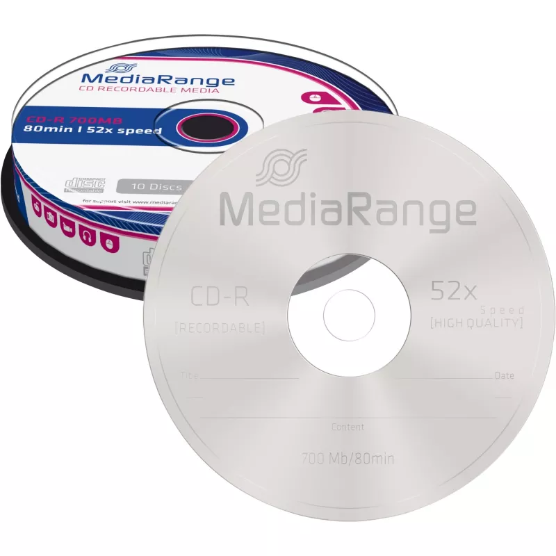 CD-R MediaRange MR214 700 MB 52x 10 pc(s)