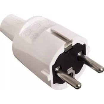 AS SCHWABE PVC-Plug 16A, 250V robuste Version White (62221)
