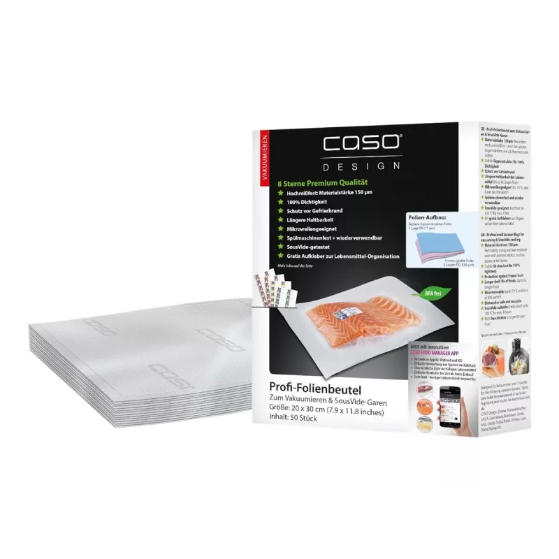 CASO vacuum bag 20x30 cm, 50 units