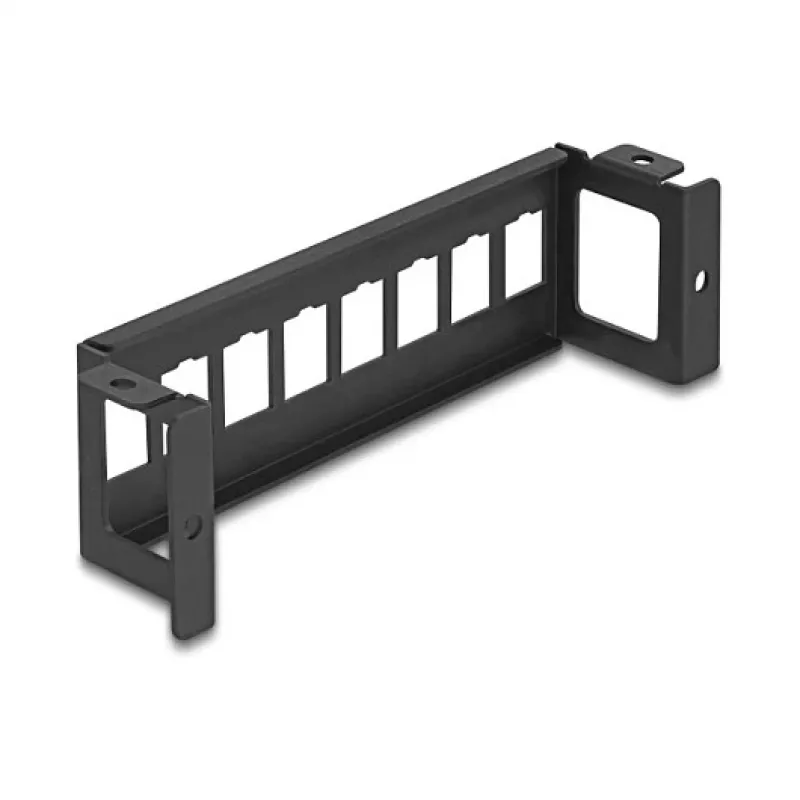 Patch panel DeLOCK 86516 Black Metal Wall mounting 50mm x 41.6mm x 175mm