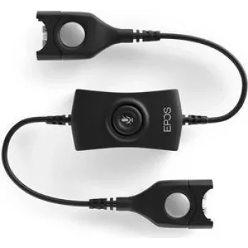 Mute switch EPS EPOS AMS 01, black, inline audio mute control
