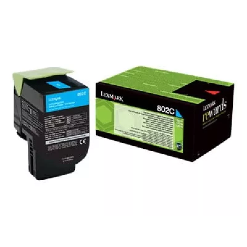 Lexmark 802C toner cartridge 1 pc(s) Original Cyan