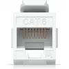 UBIQUITI CAT6 KEYSTONE COUPLER, 12-PACK. PASS-THROUGH CAT6 KEYSTONE COUPLER FOR CONNECTING PRE-TERMINATED ETHERNET CABLES SEAMLESSLY
