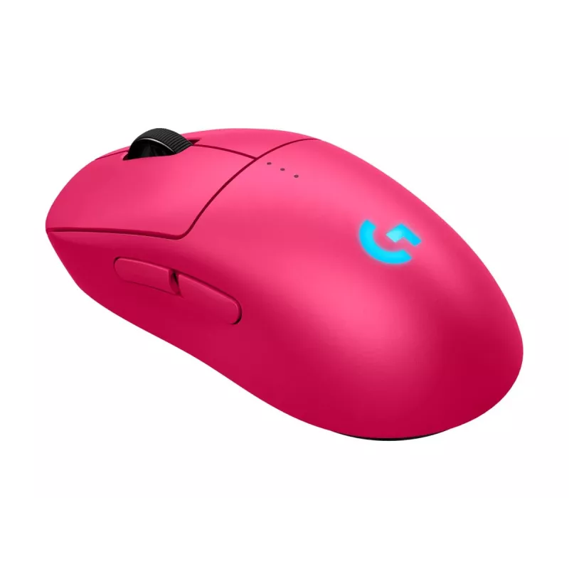 Logitech G PRO 2 - Mouse - Gaming - right- and left-handed - optical - 8 Buttons - Wireless, Wired - 2,4 GHz, USB - USB Logitech LIGHTSPEED Receiver - pink (910-007310)