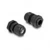 DeLOCK EX Cable Gland M12 black 2 pieces Polyamide