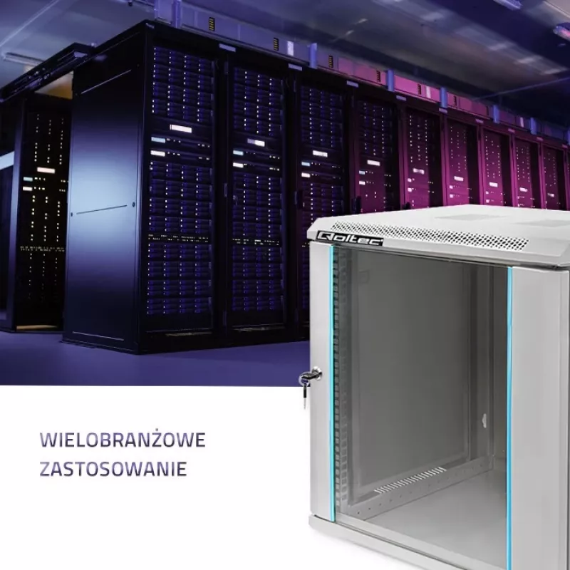 Qoltec 54487 RACK cabinet 19 | 12U | 600 x 635 x 600