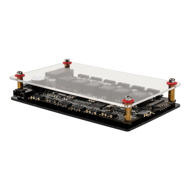 Lamptron CU135 Fan Controller + RGB Controller with Display, ARGB - Black