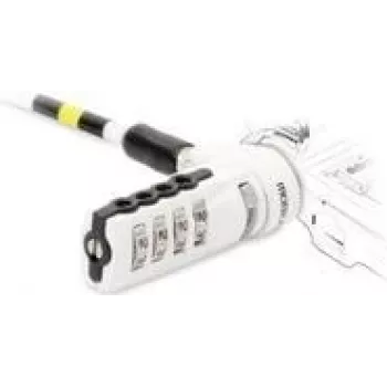 Mobilis 001254 - White - combination lock - Kombinations-/key-code registration - Steel - 1000 kg - 1,8 m (001254)