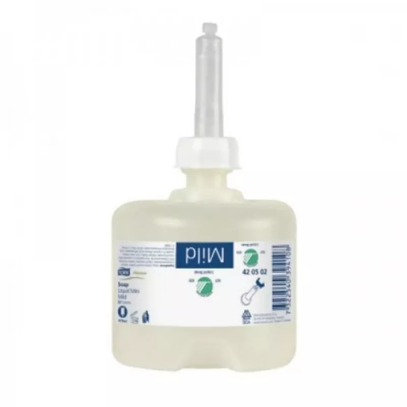 Liquid soap Nenurodyta Tork Premium Mild S2 475 ml, dispenser refill, mild formulation