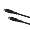 USB-C to USB-C cable FIXED FIXDLS-CC12-BK, 1.2 m, 60W power and data
