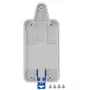 SONOFF DR DIN Rail Mounting Bracket for Smart Relays and Modules, Fire-Retardant PC V0, White, Snap-On 35mm Rail, Screw-On Device Tray, Includes 4 M3 Screws