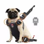 Dog harness ZOLUX TRAVEL SAFE S, size S, red