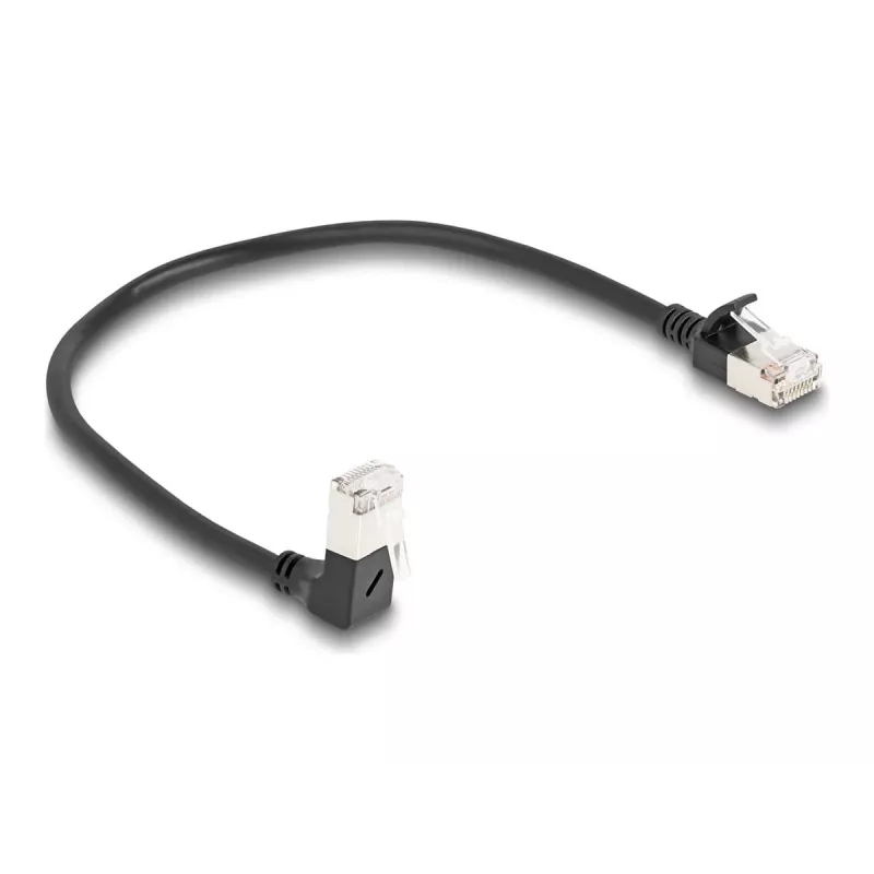 Network Cable DeLOCK RJ45 Cat.6A 0.25m Black