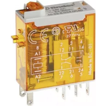 FINDER S.p.A. Miniatur-Plug-In Relay 46.52.8.024.0054 (465280240054)